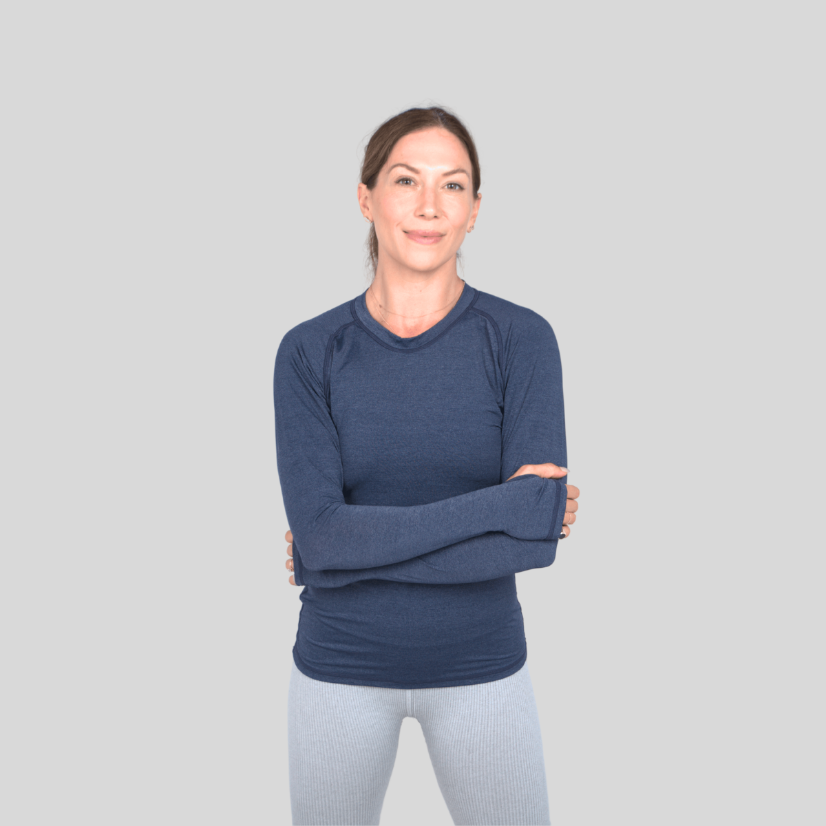 Laguna Long-Sleeve Women's Sun Shirt - Heathered
