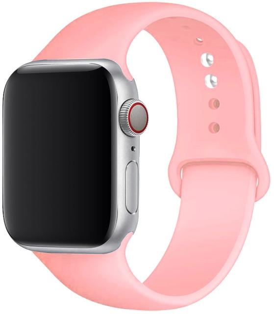Silicone Strap Apple Watch Bands